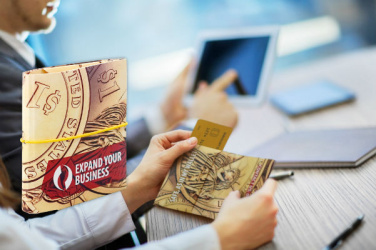 Logo trade corporate gift photo of: Origami wallet 998117